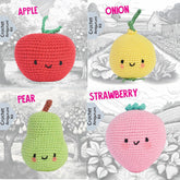 Pouch Pals Crochet Kit – Fruit Patch Bundle